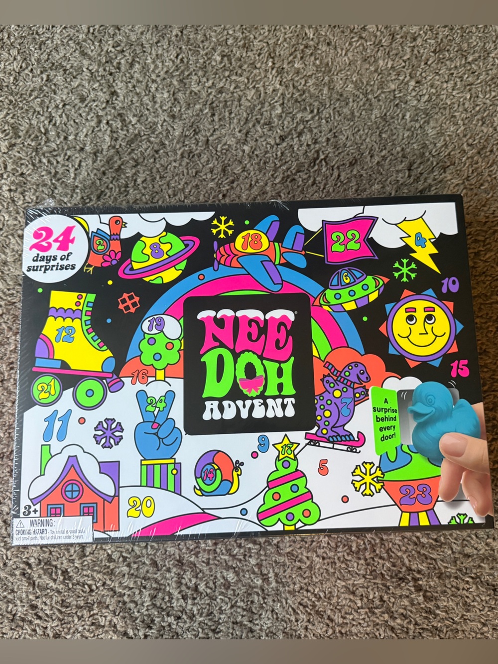 NIB 2026 NeeDoh Advent Calendar - 24 NeeDoh Surprises! Hard to Find!!